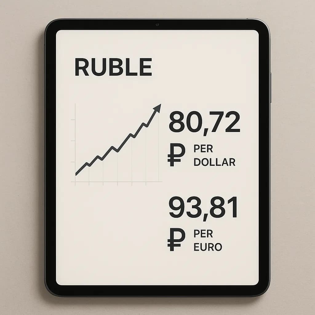 Рубль укрепился к доллару, евро и юаню