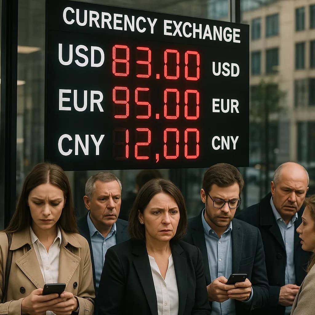 Рубль перешел в пике