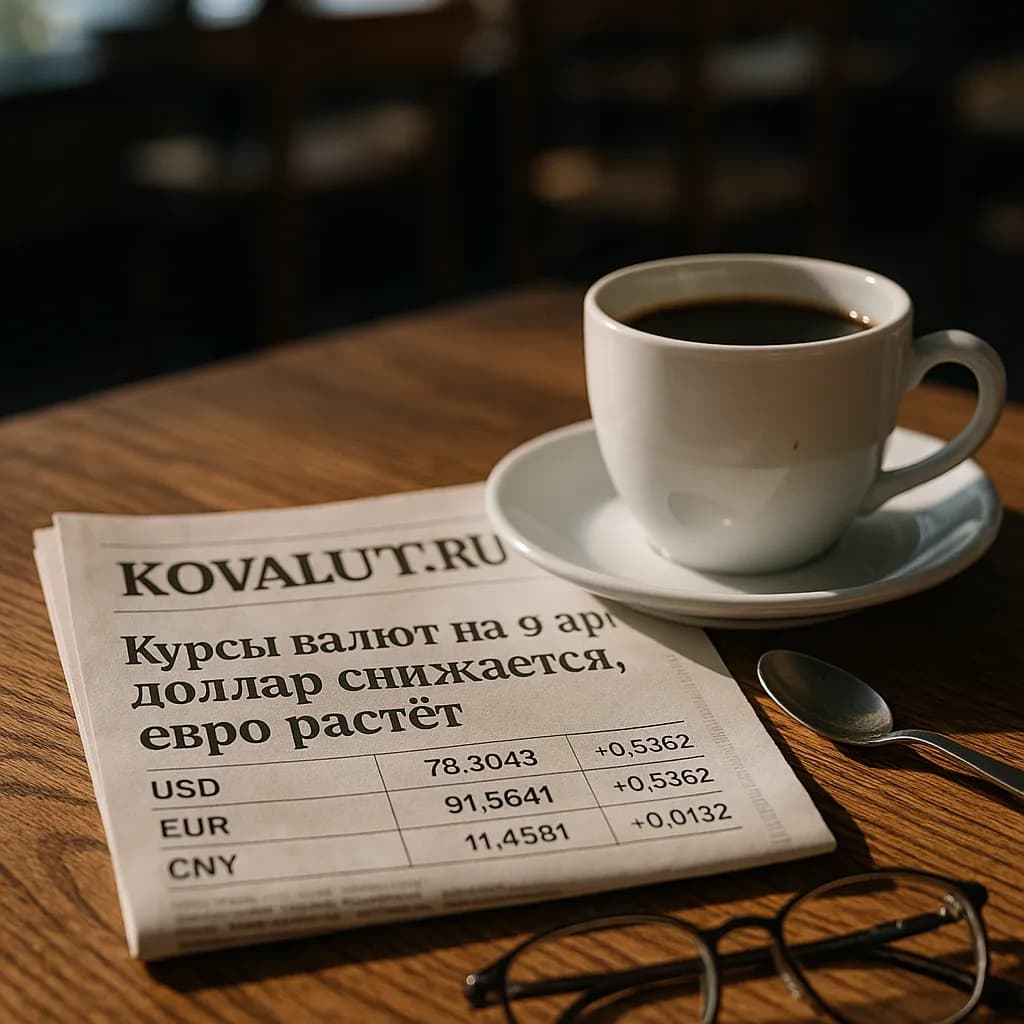 Курс доллара, евро и юаня на 9 апреля 2026 года