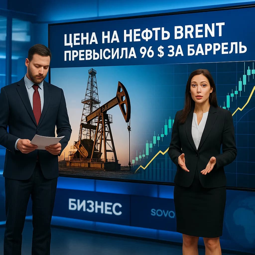 Цена нефти Brent превысила 96 долларов за баррель