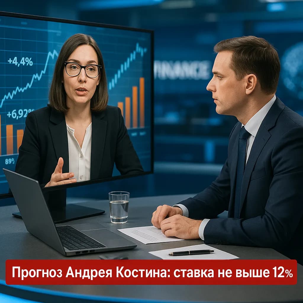 Прогноз Андрея Костина: ставка не выше 12%