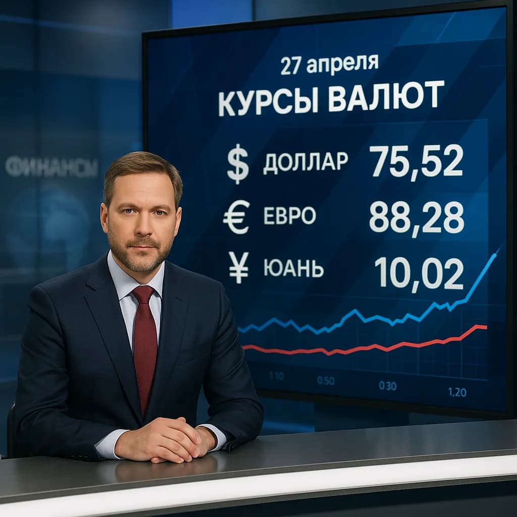 Курсы доллара, евро и юаня на 27 апреля 2026 года: рубль дешевеет