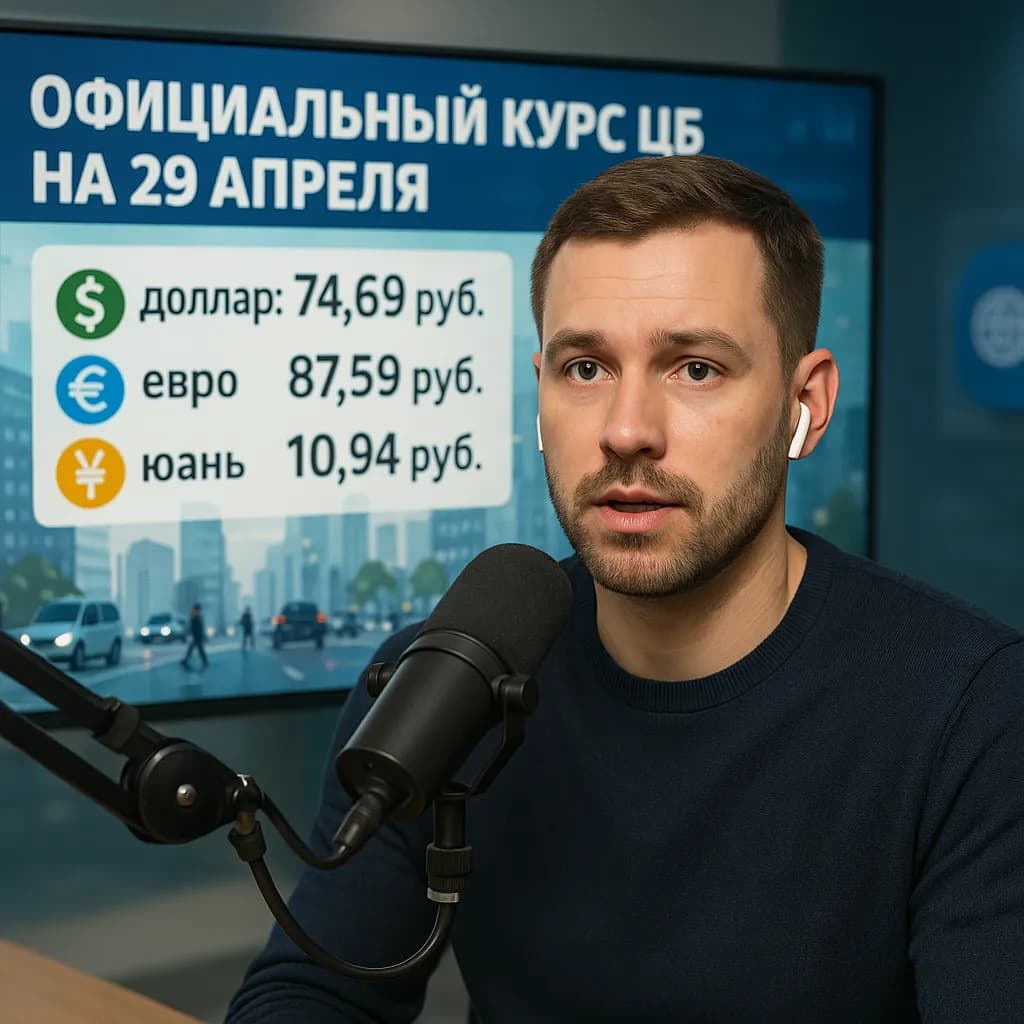 Рубль продолжает укрепляться: курсы доллара, евро и юаня на 29 апреля 2026 года