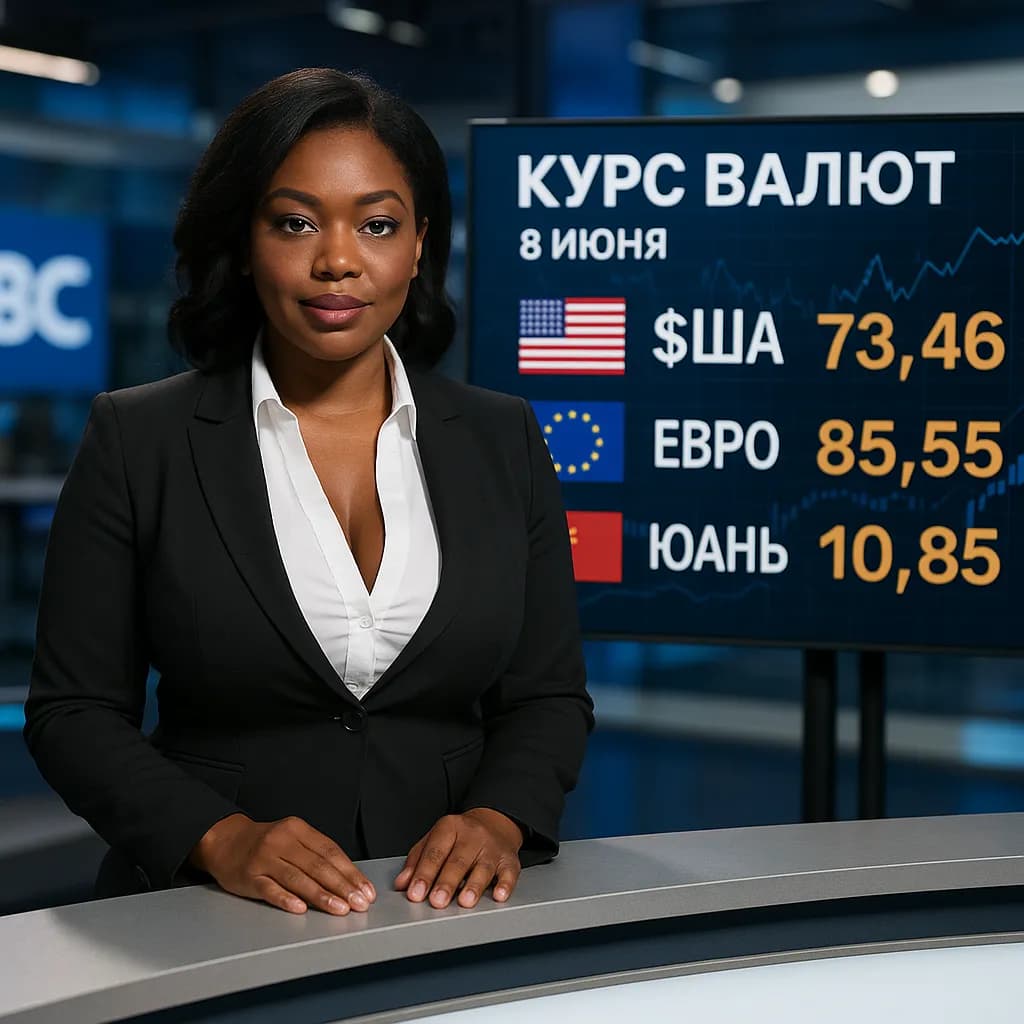 Курсы доллара, евро и юаня на 8 июня 2026