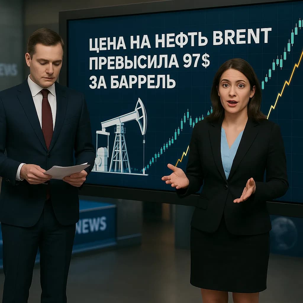 Нефть Brent подорожала до 97 долларов