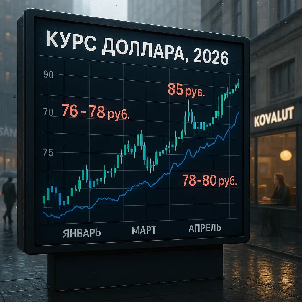 Динамика курса доллара с начала 2026 года