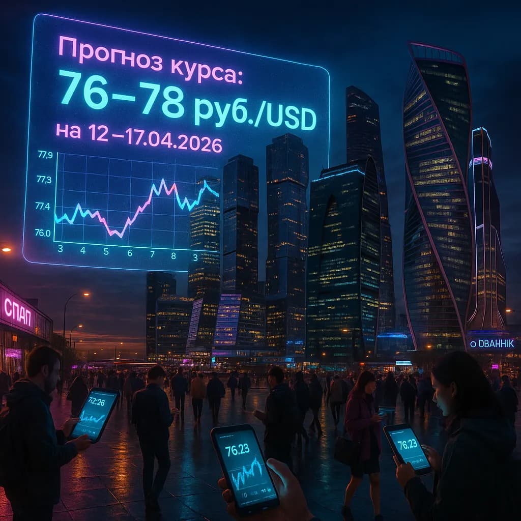 Прогноз курса доллара на 12–17 апреля 2026 года