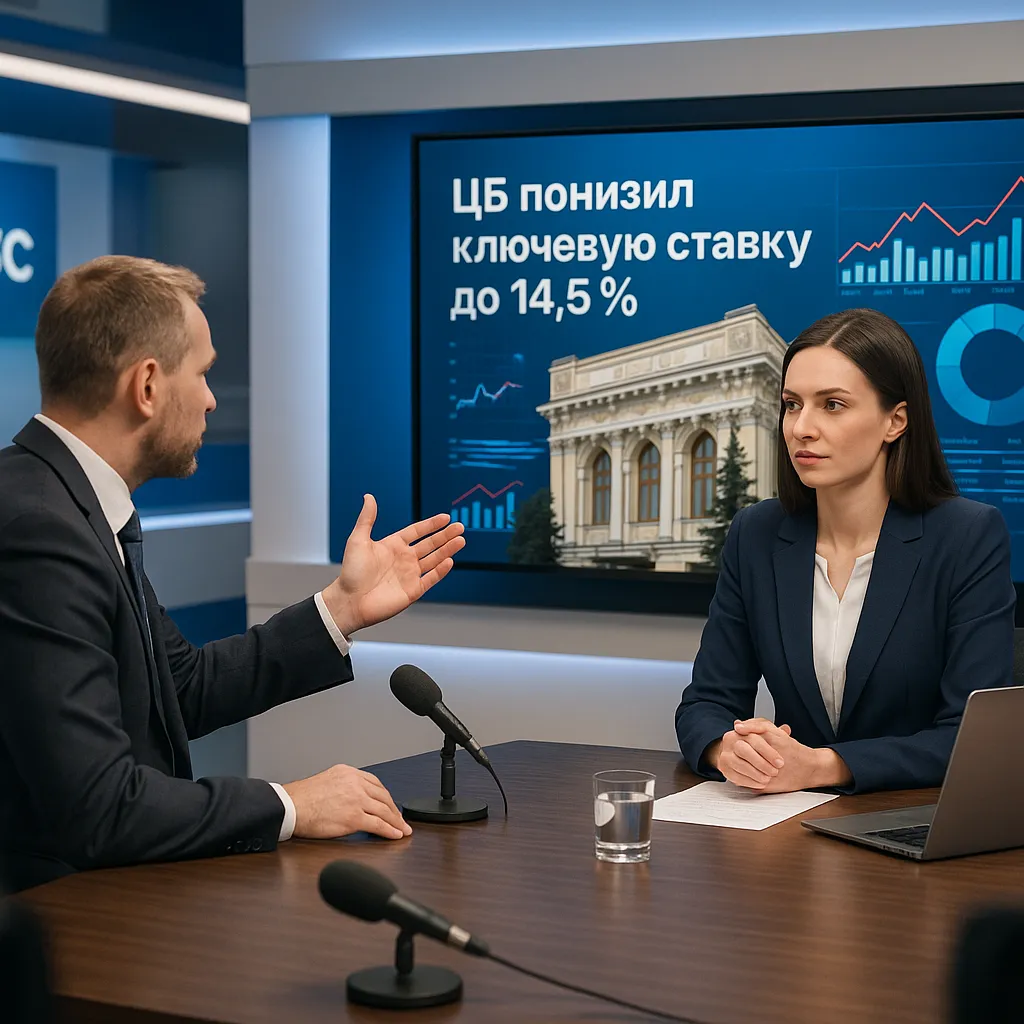 ЦБ РФ понизил ключевую ставку до 14,5 %