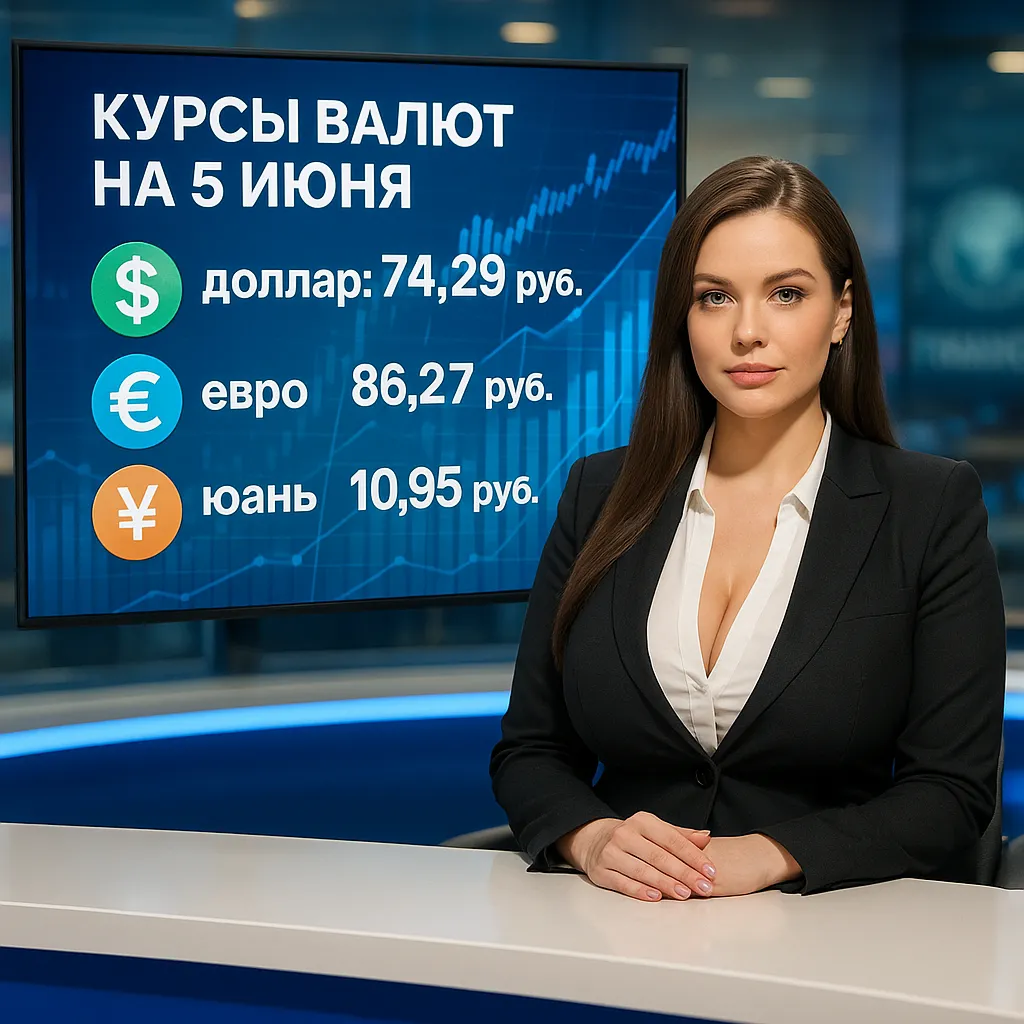 Официальный курс валют ЦБ РФ на 5 июня 2026 года