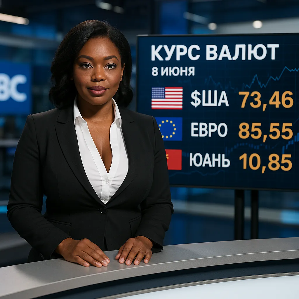 Курсы доллара, евро и юаня на 8 июня 2026
