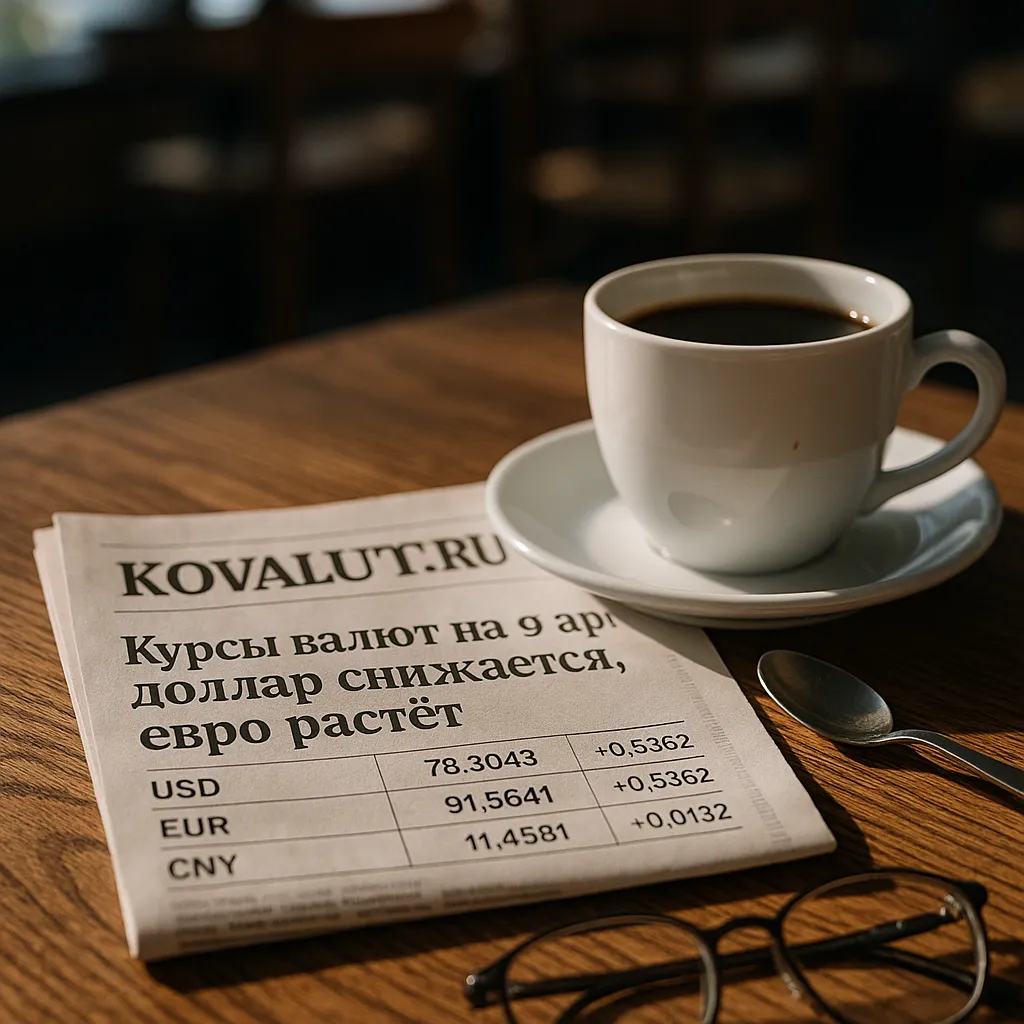 Курс доллара, евро и юаня на 9 апреля 2026 года