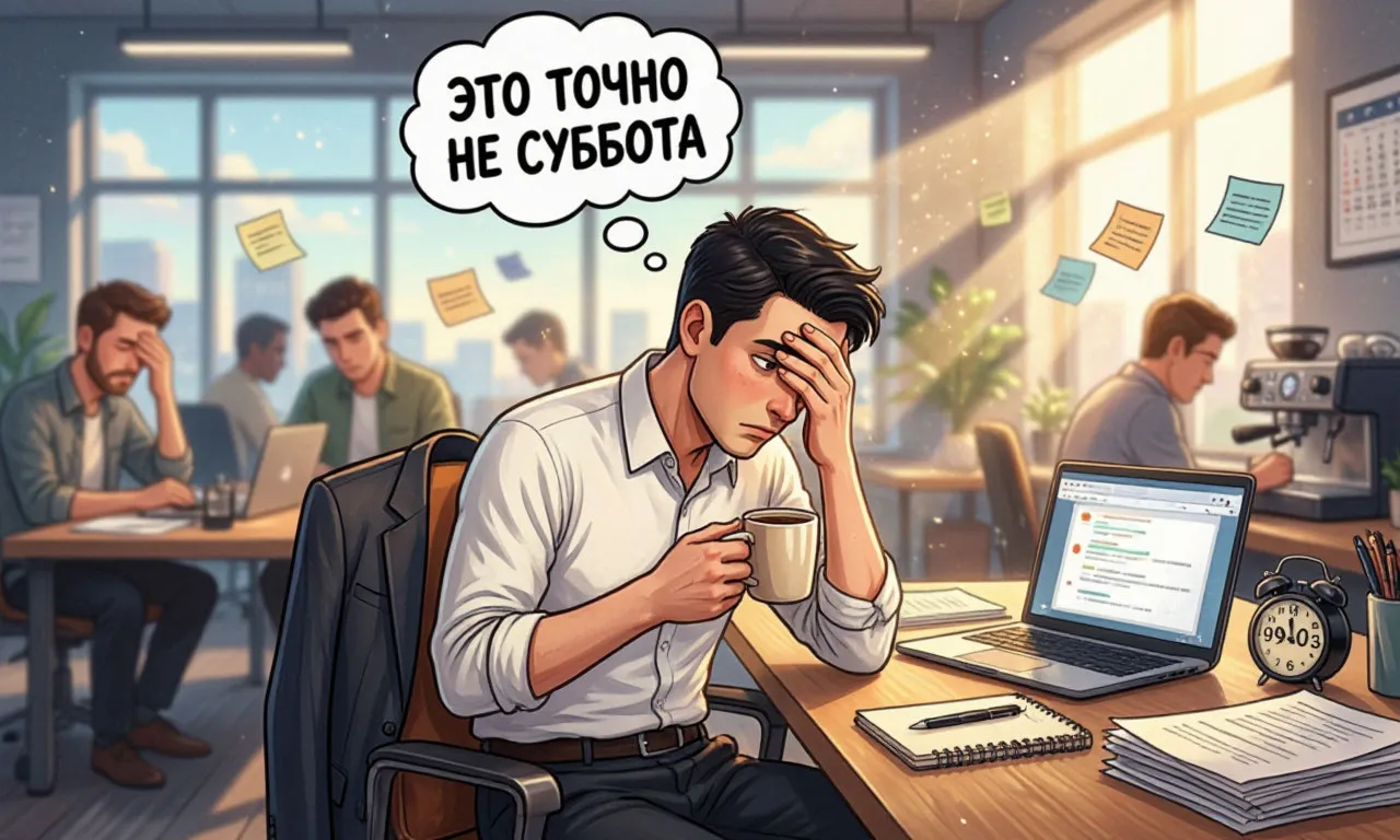 Понедельник: день, когда кофе — это не напиток, а жизненная необходимость